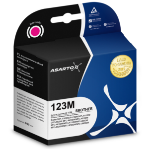 Tusz Asarto do Brother 123M | LC123M | 600 str. | magenta sklep