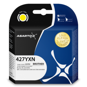 Tusz Asarto do Brother 427YXN| LC427XLY | 5000 str. | yellow sklep