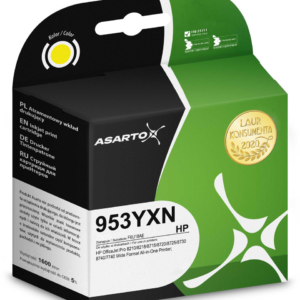 Tusz Asarto do HP 953YXN | F6U18AE | 1600 str. | yellow sklep