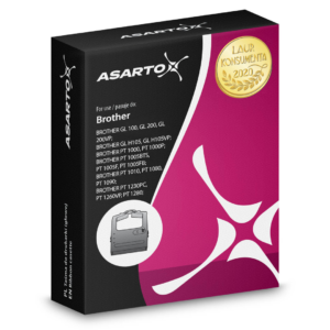 Taśma Asarto do Brother R221N | TZE221 |  black/WT | 9mm*8m sklep