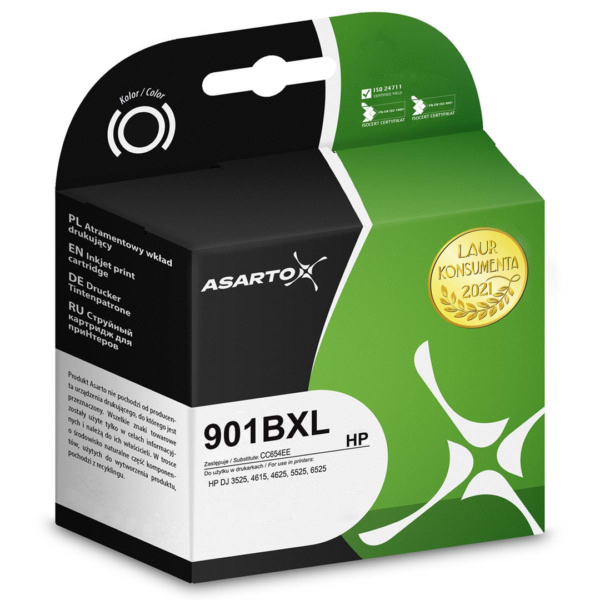 Tusz Asarto do HP 901BXL | CC654AE | 730 str. | black sklep