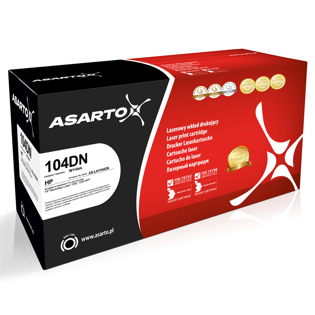 Bęben Asarto do HP 104DN | W1104A | 20000 str. | black