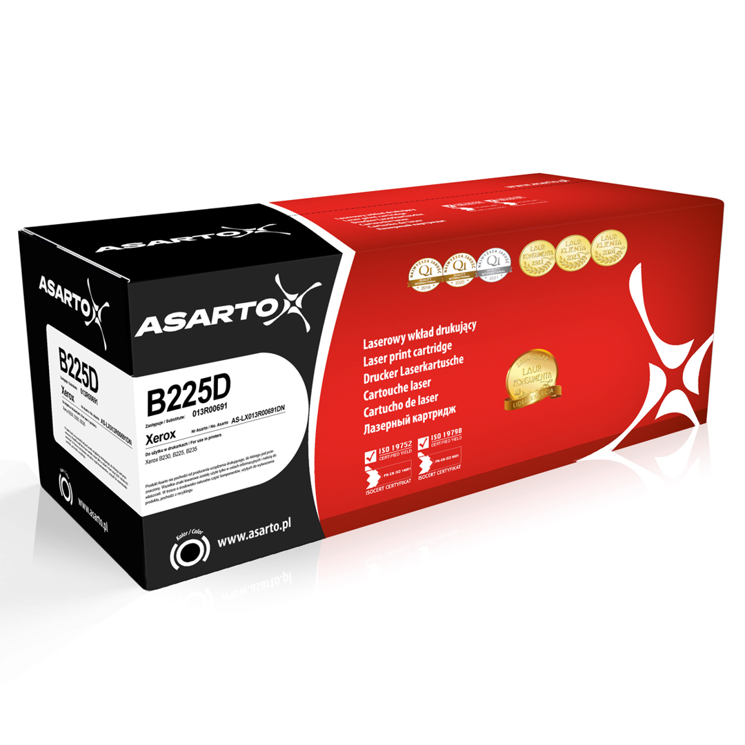 Bęben Asarto do Xerox B225D | 013R00691 | 12000 str. | black